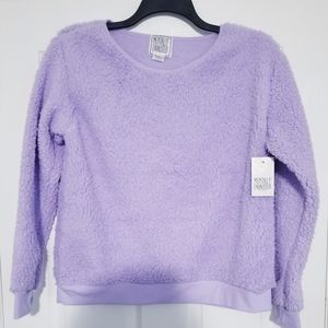 NWT Faux Fur Sweatshirt
